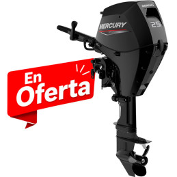 motor Mercury F 25 M - eje corto
